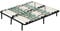 i-flair Metallbett Tellerlattenrost 180x200 cm auf Füßen, Gästebett Ergo IF55 mit Tellerfedern und Stauraum - für alle Matratzen und Betten geeignet