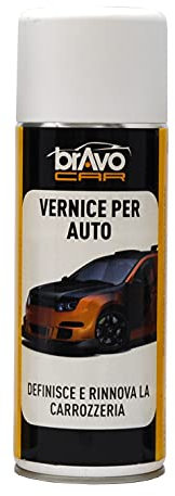 Nespoli Bravocar Vernice Per Auto Bianco Opaco 400ml
