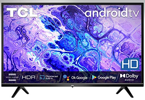 TCL 32S5209K - 32-inch HD Smart Television with Android TV - HDR & Micro Dimming - Compatible with Google Assistant, Chromecast & Google Home, Slim Design