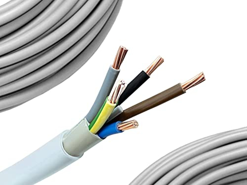 NYM-J 5x16mm² Feuchtraumkabel Mantelleitung 1-25 Meter, Länge:5 Meter