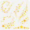 FINGERINSPIRE Twinkle Star Schablone 30x30 cm Wiederverwendbar Sterne Glänzen Malvorlage 7 Stile Star River Galaxy Dekorationsschablone Sternhaufen Schablone Zum Malen Auf Holzwänden Und Möbeln