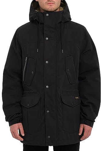 Volcom - Parka Starget 5k Noir Homme - Homme - Taille xl - Noir