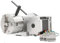 SHYISY CN-C A-Achse, Drehachse 100 mm, 3-Backen-4-Backenfutter, 4. Achse CN-C Teilapparat/Rotation 4:1 mit CN-C Nema34 Schrittmotor