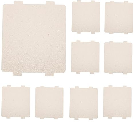 BESTonZON 10pièces Plaques Mica Pour Micro-ondes De Guide Ondes Isolantes Et Résistantes Chaleur Accessoires De Remplacement Universels Pour Four