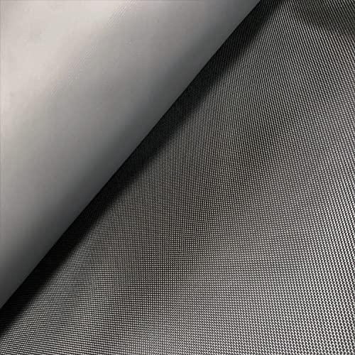 PINaPIN Wasserdichter Polyesterstoff 100% Kodura 1680d Stoffe meterware - Segeltuch zum nähen Gartenmöbel, Schirme, Vorhänge für Garten 100x150 cm, Grau