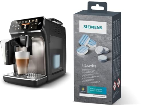 Machine à café entièrement automatique Philips série 5400 – Système de lait LatteGo et Siemens Multipack TZ80003A