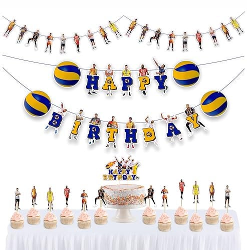Seyal® Volleyball-Themen-Geburtstagsparty-Zubehör