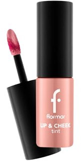 Flormar Lip & Cheek Tint - 2-in-1 Lippen- & Wangen-Tint – Flüssiger Lip Tint mit langanhaltender Formel, intensiver Farbe & feuchtigkeitsspendender Pflege – 4 Princess