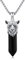 OHAYOO Leoparden Halskette Silber 925 Kristall Kette Tier Hängend Edelstein Anhänger Viking Schmuck für Damen Herren