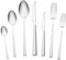 Karaca Serenity Elegance 84-teiliges Besteck Set Gold für 12 Personen - Edelstahl, Messer, Gabel, Löffel, glänzende Messer und Gabeln Küchenbesteck Set