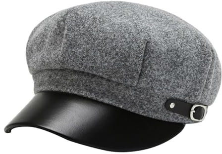 LIFKOME 1stück Damen Wollmütze Mit Schirm Herbstlich Einfarbig Für Mädchen Und Frauen Warmes Bequemes Design Für Täglichen Gebrauch Im Freien Für Herbst Und Winter