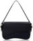 Larcenciel Schultertasche Damen, PU Leder Umhängetasche mit Verstellbarem Schultergurt, Y2K Trendy Handtasche Schwarz, Retro Crossbody Bag für Dating Reisen Party Einkaufe Hochzeit Bankett, 29x16x6CM