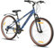 HILAND 26 Zoll Mountainbike für Herren und Damen, 21 Gänge Mountainbike, hochfester Stahlrahmen, V-Bremse, Hardtail MTB für Erwachsene, Blau