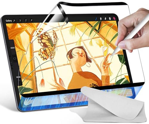 manlian Magnetischer Papier Schutzfolie für iPad Pro 12.9 Zoll (2018-2022), wie auf Papier Schreiben/Zeichnen, Abnehmbar und wiederverwendbar, Papier Displayschutz.