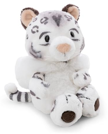 NICI Cuddly Toy, Snow Leopard Eleni Snowbell, 25 cm, White, Soft Plush Toy, Cute Stuffed Toy for Cuddling and Playing, Great Gift Idea for Children and Adults – 62416