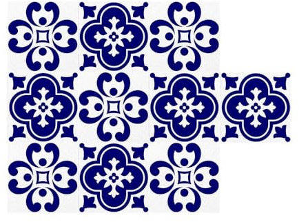 YUCHUANGYE Piastrelle Adesive 10 Pezzi Adesivi for Piastrelle Staccabili Adesivi murali in PVC retrò for Sala Giochi Soggiorno Bagno Piastrelle Adesive Muro(15x15cm)