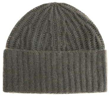Zwillingsherz 100% Kaschmir Beanie – Strickmütze aus Cashmere – Hochwertige Grobstrick Mütze für Damen – Wintermütze One Size – Weiche & warme Mütze – Premium Qualität für Herbst, Winter & Frühling