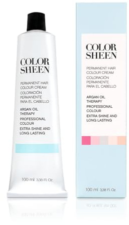 KOSSWELL PROFESSIONAL - Tinte Pelo Color Sheen 6.7 Chocolate, 100 ml, Coloración Permanente en Crema, con Aceite de Argán, Cobertura Total, Brillo y Color Intenso, Mayor Duración