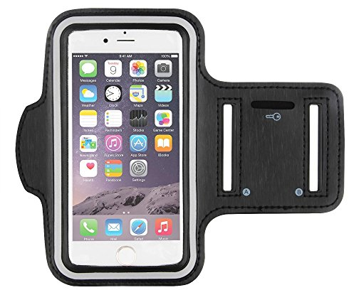 CoverKingz Porta cellulare da corsa per Apple iPhone 8 Plus/iPhone 7 Plus - Porta telefono corsa con tasca portach iPhone 7 Plus/ 8 Plus - Portacellulare per correre Fascia braccio smartphone Nera