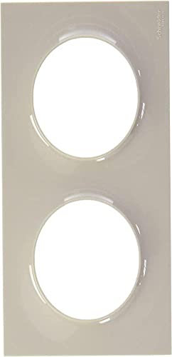 Schneider Electric S520704B1 Odace Styl Plaque sable 2 postes