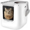 Modkat XL Katzenklo- Top-Entry oder Front-Entry konfigurierbar, Sieht gut aus, reduziert die Litter Tracking