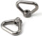 Juego de tuercas de ojo de acero inoxidable 304 M16 con forma de anillo triangular para elevación, 2 piezas