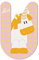 Sevi 83021 Tier Holzbuchstaben U - Unicorn, Türbuchstaben für Kinderzimmer, ABC Lernspielzeug aus Holz, pädagogisches Spielzeug für Kinder ab 3 Jahren, Buchstabe Tiere sortiert, Grün / Rosa / Blau