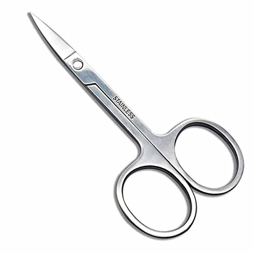superior ZRL® Makeup Scissors Kleine Edelstahl Nasen Haar Scheren gerundete Augenbrauen Wimpern Epilator Gesichts Haar Abbau Werkzeuge