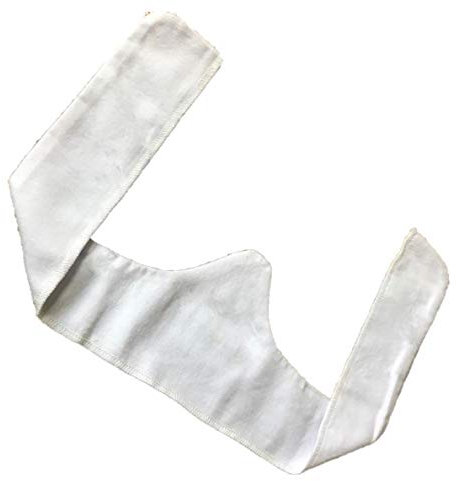 UK SELLER 6 Pack White Cotton Bra Liners Comfort Support Stop RUBBING Comfort