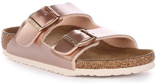 Birkenstock Arizona Kids Regular Cosmic Sparkle Mineral,Electric Metallic Copper,27 EU