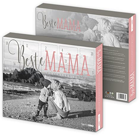 itenga Adventskalender für Frauen - Beste Mama gefüllt mit 24 Überraschungen Perfekter Begleiter während der Vorweihnachtszeit