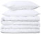 Amazinggirl Bettdecke Ganzjahresdecke 200 x 220 cm - Duvet Bett Decke Steppdecke Schlafdecke Steppbettdecke Quilt Bettzeug und Bettdecken mit Füllung Set: Weiße Bettdecke mit 2 Stück Kissen 80X80
