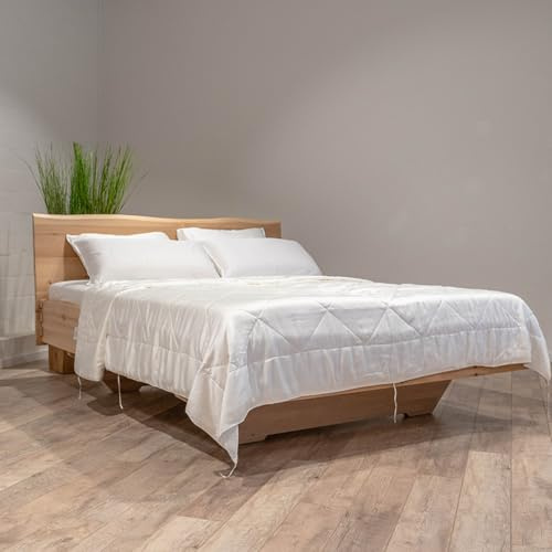 Boomba Bamboo 100% Bio Bambus Winterdecke | Langlebig | Hypoallergen | Temperaturregulierend | Bambusdecke (140x200)