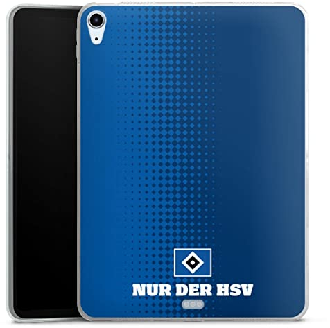 DeinDesign Silikon Hülle kompatibel mit Apple iPad Air 2020 (2020) Case Tablet Hülle HSV Hamburger SV Offizielles Lizenzprodukt
