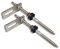 2x Stockschraube M10x200mm Solar PV V2A Edelstahl Dichtung Adapterplatte Muttern
