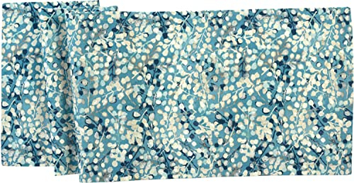 Sander Tischdecken Mitteldecken Tischläufer Livorno, Verschiedene Größen, blau, Größe:Tischläufer 40 x 100 cm