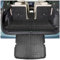 YEE PIN X1 iX1 U11 2023 Kofferraummatte Kompatibel mit BMW X1 U11 Hybrid iX1 U11 EV 2022-2024 Gummi Kofferraumwanne TPE Kofferraumshutz Gummimatte iX1 Electric Hoher Rand Organizer Rutschfester
