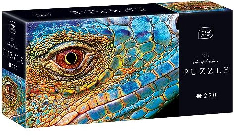 Interdruk Puzzle 250 48x33 cm Animals Tiere - Lizard - Eidechse