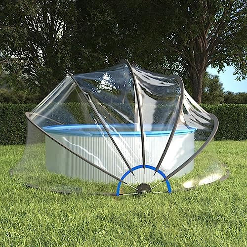 INLIFE 93815 Dôme de piscine rond en PVC 467 x 234 cm 25,97 kg