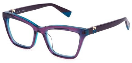 Furla Damen Vfu763 Brillenfassungen auf Rezept, Glänzendes Roségold, 51/140/19