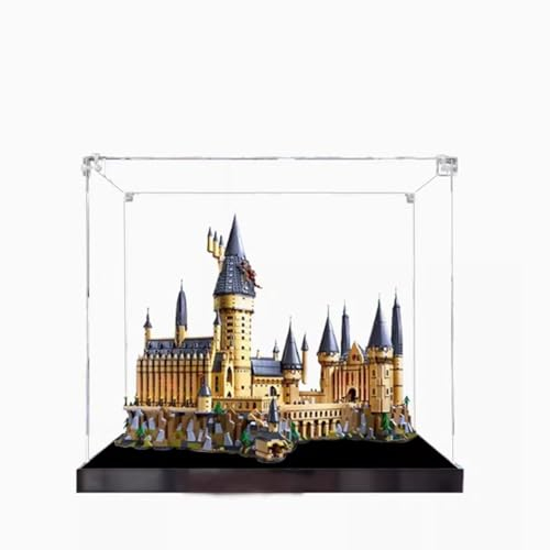 Vitrine en acrylique pour Lego 71043 Château de Poudlard - Anti-poussière - Boîte de rangement transparente compatible avec Lego 71043 (boîtier uniquement, sans modèle) (3 mm)