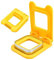 Arrovarp Square Sandwich Cutter & Sealer - Stainless Steel Sandwich Maker with Decruster Press Mold