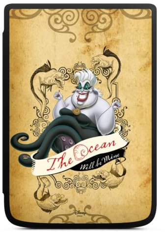 Coque pour liseuse Compatible avec Vivlio Touch Lux 5 Etui pour liseuse Protection pour liseuse Ursula Disney Ariel