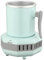 bephible Enfriador portátil con botón de arranque de un solo toque, mini bebida eléctrica instantánea con estilo hundido para cerveza, jugo, café, enfriamiento rápido, azul