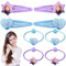 Haarspangen Mädchen, Haarring Prinzessin Baby Haarspangen Kinder Haarschmuck Exquisite Süße Haarspangen Geburtstagsgeschenke Weihnachtsgeschenke Geschenke für Kleine Mädchen Kinder
