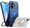 TORRAS 360° Spin Magnetic Stand for iPhone 16 Case, Compatible with Magsafe,12FT Military Shockproof, Slim Protective for iPhone 16 Case, Build in Invisible Kickstand, Matte Black