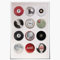 SFAOHPR Retro-Wandkunst, 8 Bälle, Poster mit 7 Kugeln, flippig, ästhetisch, Wohnheim, Dekoration, Leinwand, Schlafzimmer, Wohnzimmer, Heimdekoration, ästhetisches Poster, 20,3 x 25,4