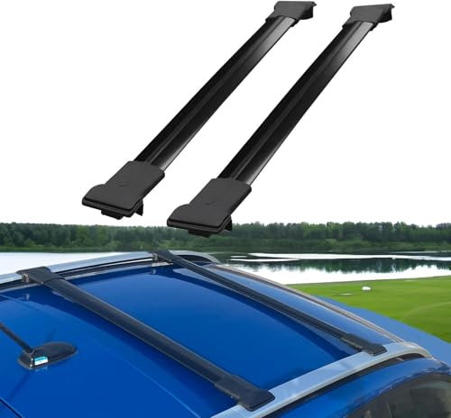 byjgs Fahrzeugspezifischer Stahl Dachträger für Dacia Duster 2018-2023, Querträger Gepäck Cargo Top Dachgepäckträger Dachträger-Querstangen Dachträger,A