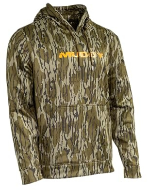 Muddy Outdoors Men's TRX Performance Hoodie Mossy Oak Bottomland XL
