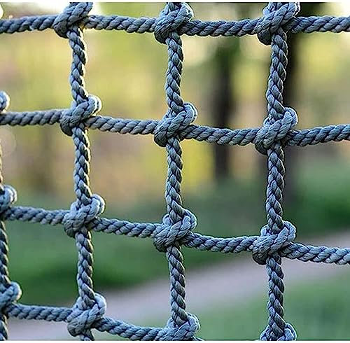 Outdoor-Kletter-Gepäcknetz für Kinder, 2 x 5 m, Sicherheitsnetz, Seilleiter, für drinnen und draußen, langlebiges Seilnetz, Kletterausrüstung für Gartenspaß